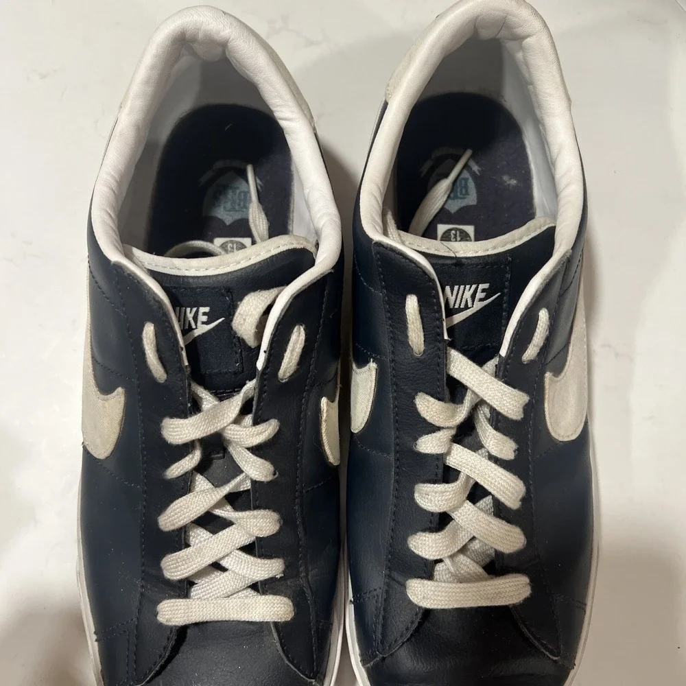 2011 Nike Sweet Classic Leather‎ 318333 402 blue white MEN  Size  13